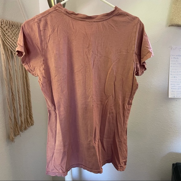 Abercrombie & Fitch Logo Tee // Dusty Pink // L - Picture 4 of 4